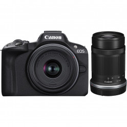 Mirrorless Camera CANON EOS R50 + RF-S 18-45 f/4.5-6.3 IS STM + RF-S 55-210 f/5.0-7.1 IS STM Black  (5811C034)